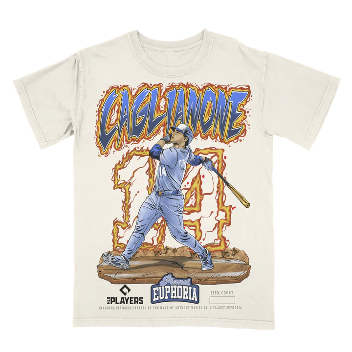 Hand-drawn Jac Caglianone graphic tee