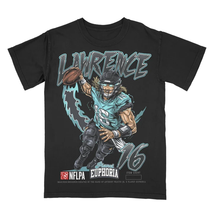 Hand-drawn Trevor Lawrence graphic tee